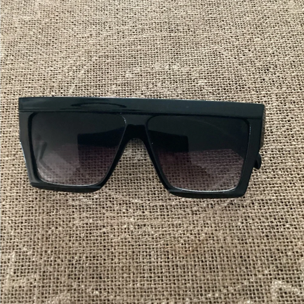 Bold Black Square Sunglasses